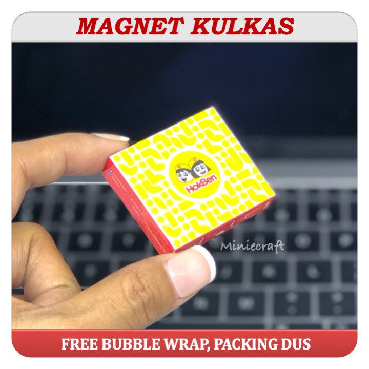 MAGNET TEMPELAN KULKAS DUS HOKA HOKA BENTO