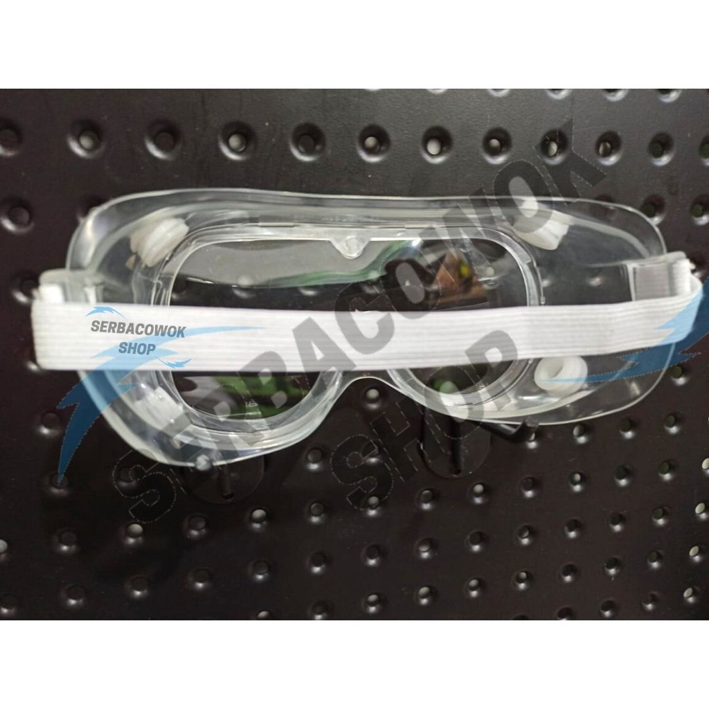 Kaca Mata Safety Goggle Anti Uap Kacamata Medis Anti Fog Bening Termurah Berkualitas