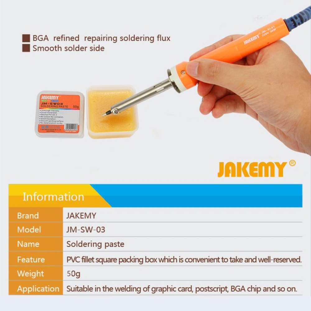 Jakemy JM-SW03 Flux Pasta Solder Soldering Paste