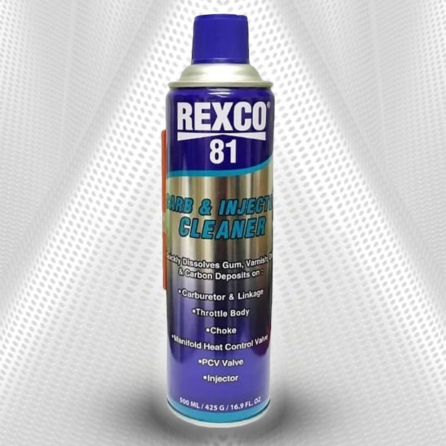 REXCO 81 500ML CARB & INJECTOR CLEANER/PEMBERSIH KARBURATOR & INJEKTOR/PEMBERSIH MOTOR MOBIL INJECTO