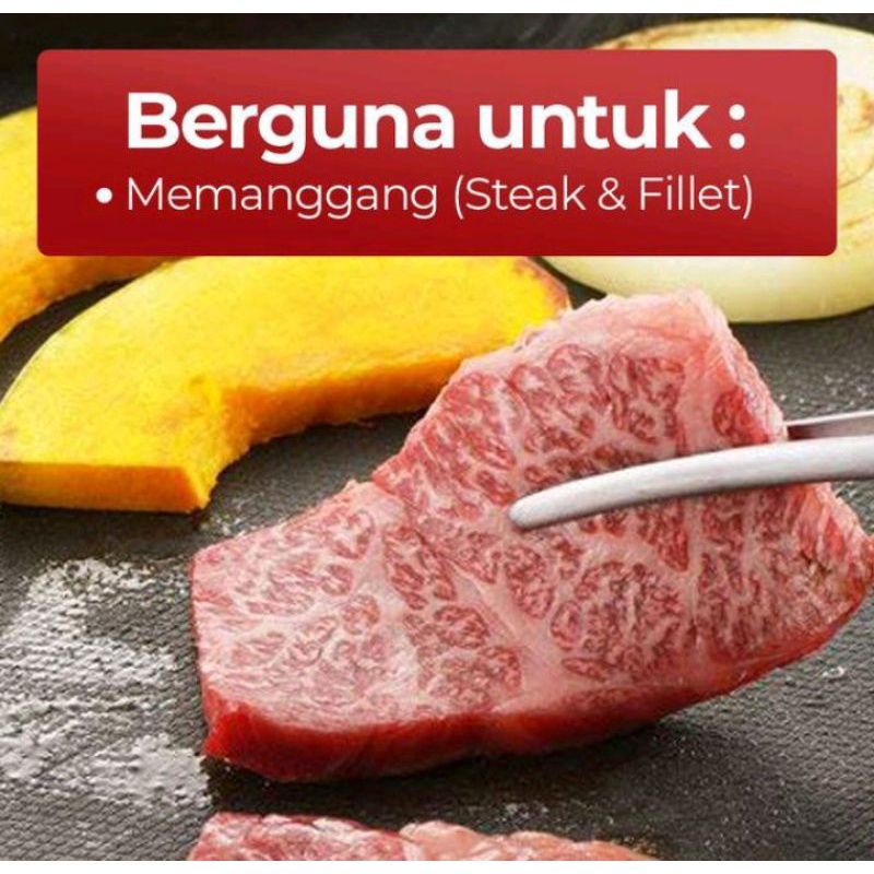 Bagus Kitchenware 9&quot; Tipe 530 Penjepit Daging, Makanan