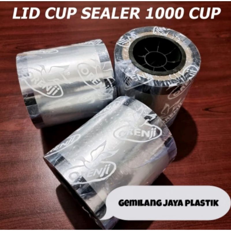 Jual Plastik Lid Cup Sealer Cup Polos 1000 Cup Seal Cup Indonesiashopee Indonesia 4763