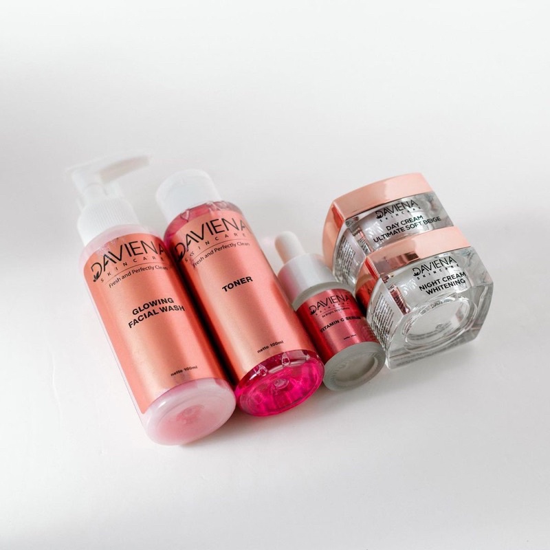 DAVIENA SKINCARE GLOWING SERIES|DISTRIBUTOR DAVIENA|BEST SELLER|davienaskincare.official|ramadhanidavin|davienaskincare.bdg|davienaskincarejabotabek|davienaskincarepalembang-Paket lengkap