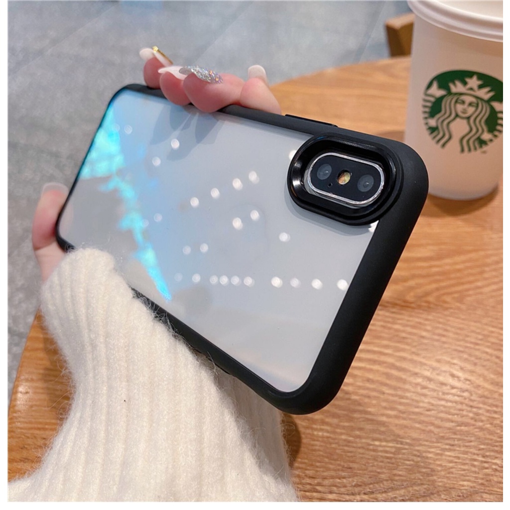 Hard case Transparan shockproof cover iphone xs max xr x 7 8 plus