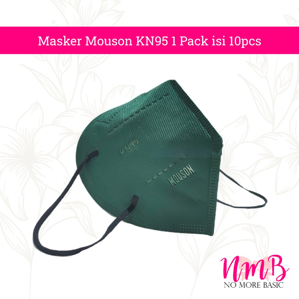 Masker KN95 5ply MOUSON KN 95 5 ply Mask ORIGINAL 1 Pack Isi 10pcs