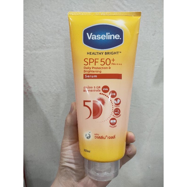 Jual VASELIN LOTION SPF 50+ THAILAND 300ml Shopee Indonesia
