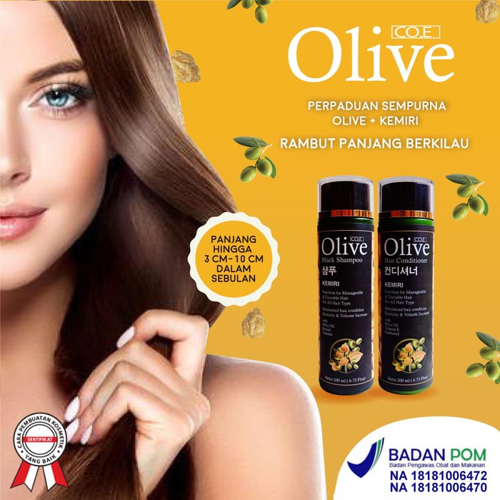 SHAMPO COE OLIVE KEMIRI BPOM ORIGINAL