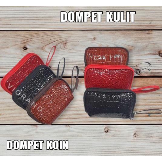 Dompet Koin Mini Kulit Sintetis Murah Serbaguna / Mini Pouch Untuk Uang Logam Dengan Resleting Murah Berkualitas