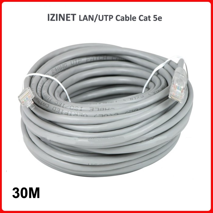 Kabel LAN UTP 30M IZINET cat 5e