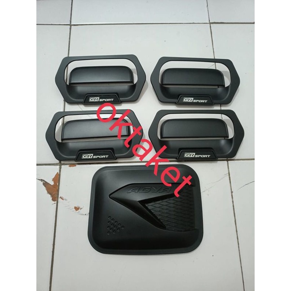 paket outer handle tank cover Agya Ayla 2017 2021 2022 gr sport hitam