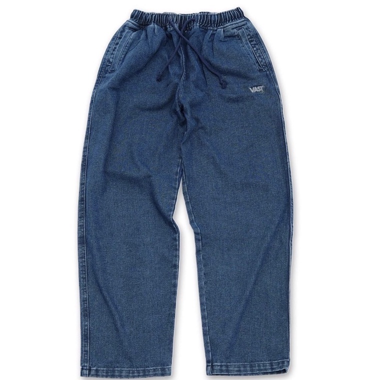 VAST RELAX PANTS - BAGGY FIT BLUE DENIM