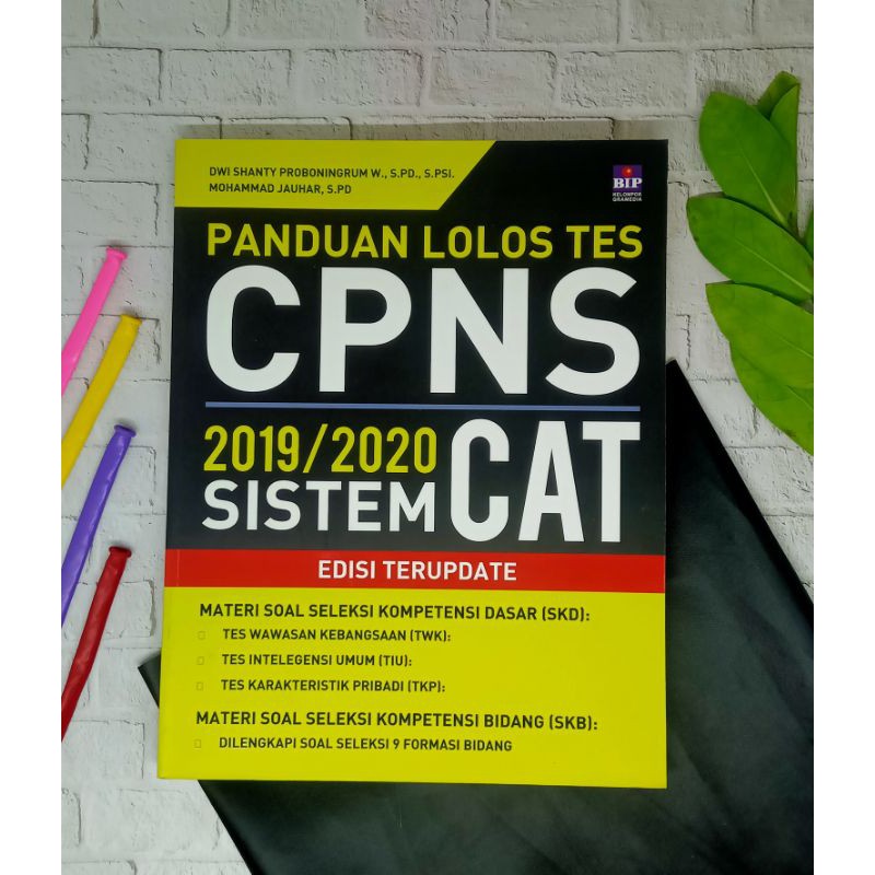 Buku Panduan Lolos Tes Cpns 2019 2020 Sistem Cat Edisi Terupdate Shopee Indonesia