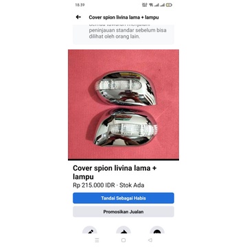 Cover spion mobil livina lampu