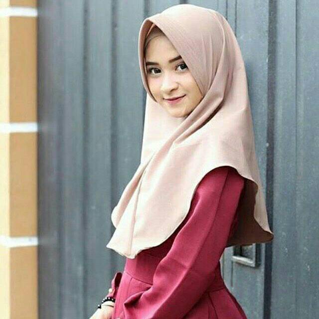 Kerudung Instan Pet Antem Khimar Simple Wolfis