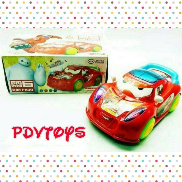 Mainan Mobil Baterai Big Hero 6
