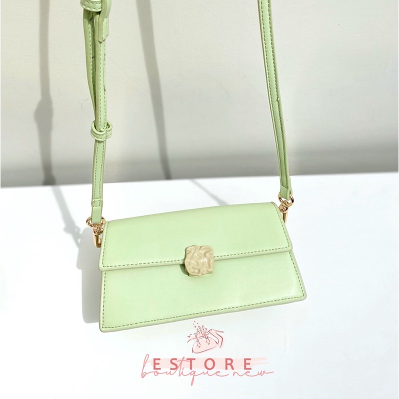 Candy Leather Top Handle Bag