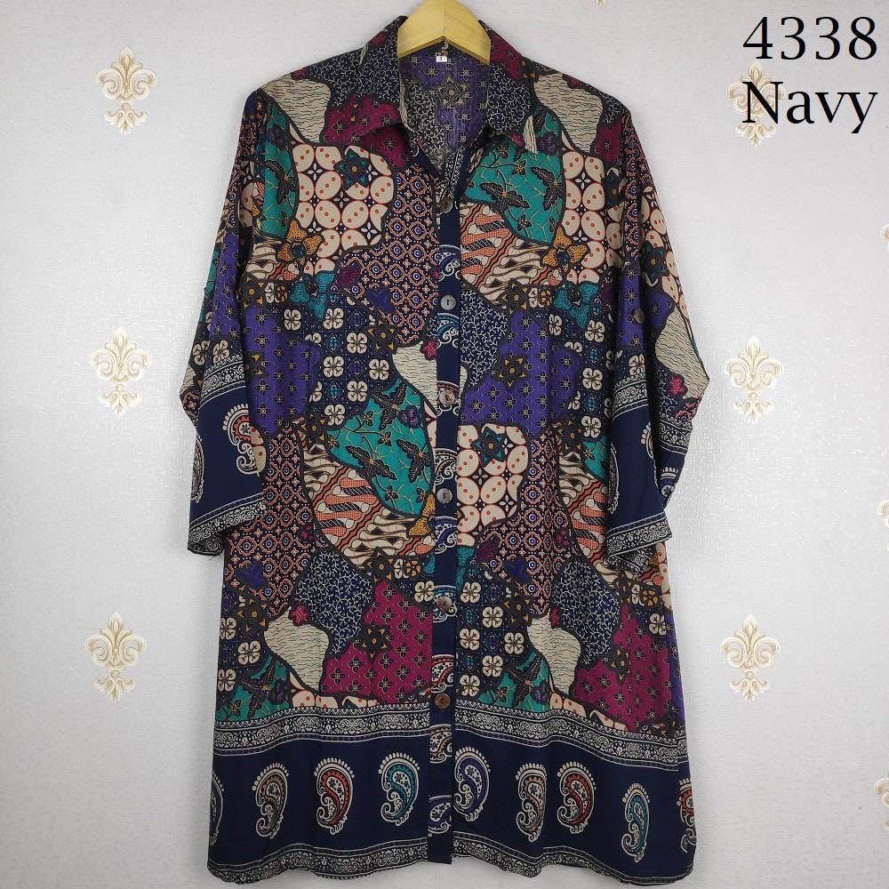 BT - KEMEJA TUNIK BATIK MOTIF JIHAN JUMBO