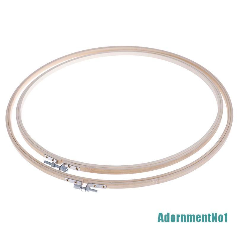 (AdornmentNo1) Ring Hoop Bordir Cross Stitch DIY Bahan Bambu 36 / 40cm