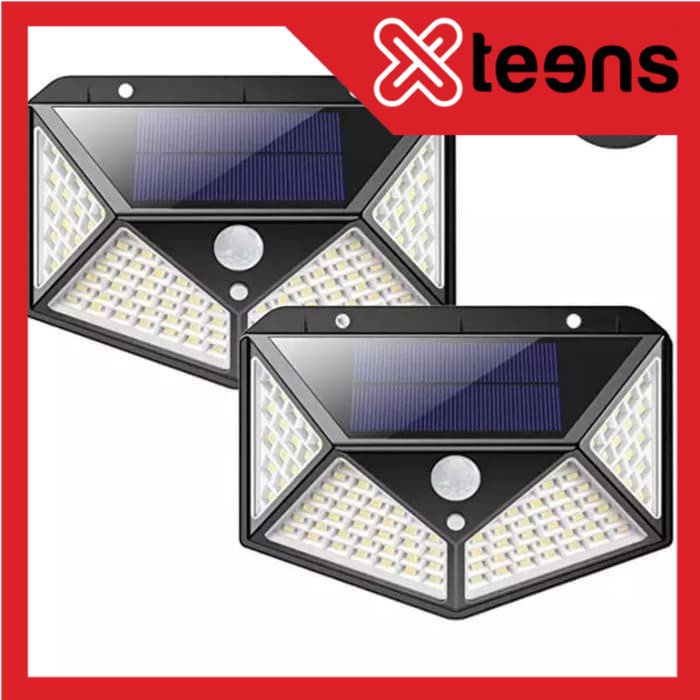 Lampu Sensor Light 100LED Lampu Solar Sensor Gelap 100 LED Lampu Solar Tenaga surya