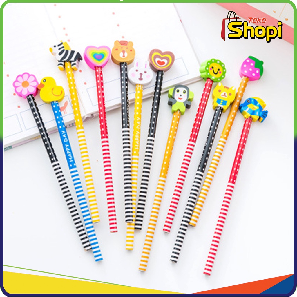 

Pensil Karakter + Penghapus Pensil Lucu Ada penghapus Pensil Fancy Pensil Unik Karakter Souvenir 021