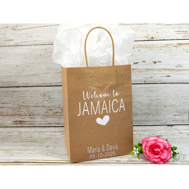

(+DESAIN) Paper Bag Custome Coklat Packing Olshop / Paper Bag Souvenir Wedding Packaging Kraft A4