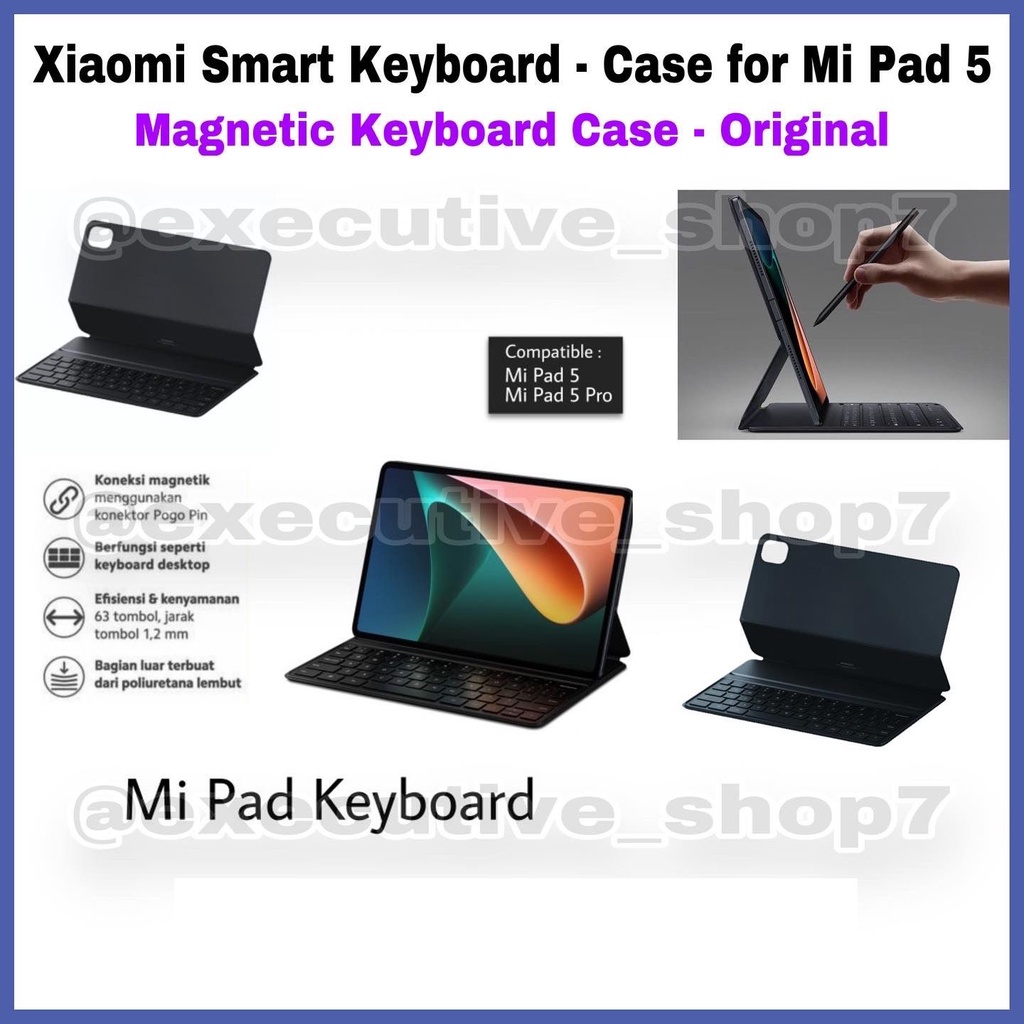 Smart Keyboard - Case for Mi Pad 5 Magnetic Keyboard Case - Original