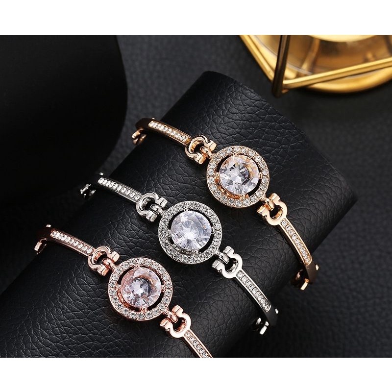 Medan Termurah kd17 Gelang korean fashion wanita import gelang imitasi alloy anti karat elegant cantik