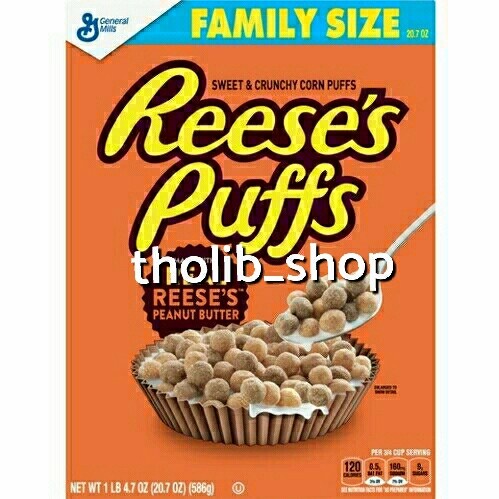 

general mills Reese's puffs sereal-sweet & crunchy corn puffs 586gr