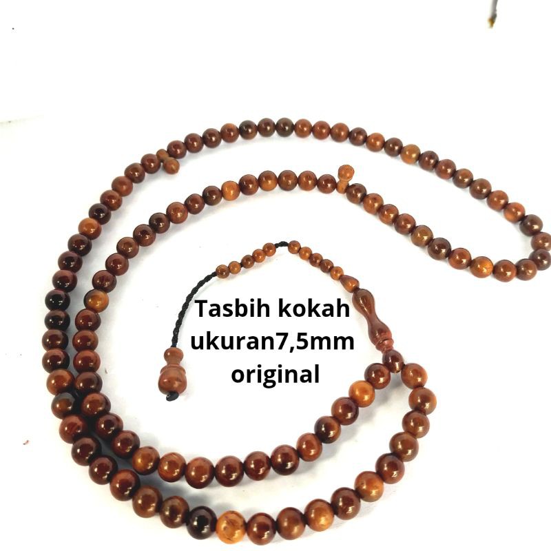 super murah tasbih kokah kaukah koka ukuran 7,5mm