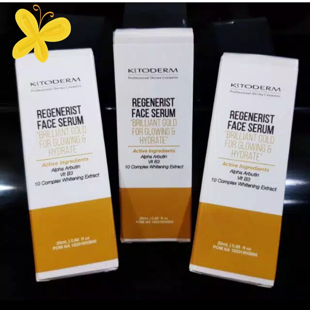 REGENERIST FACE SERUM BRILLIANT GOLD FOR GLOWING & HYDRATE KITODERM