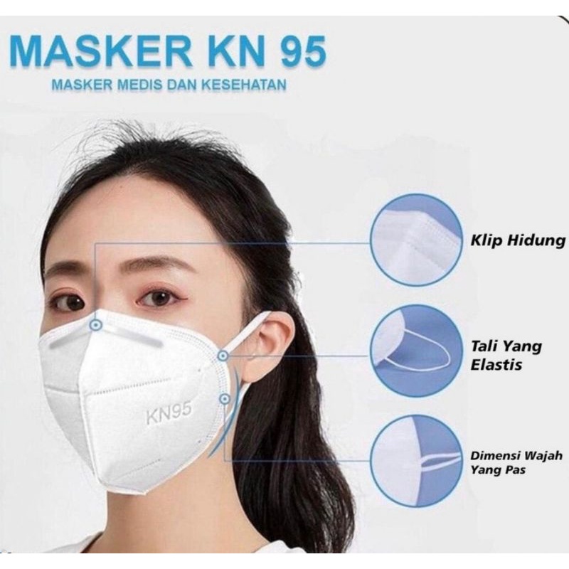 MASKER KN95 5PLY ( Isi 10pcs) Mask Masker Disposable mask 5Ply