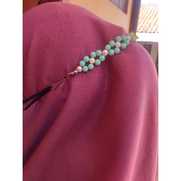 konektor masker hijab/konektor lucu