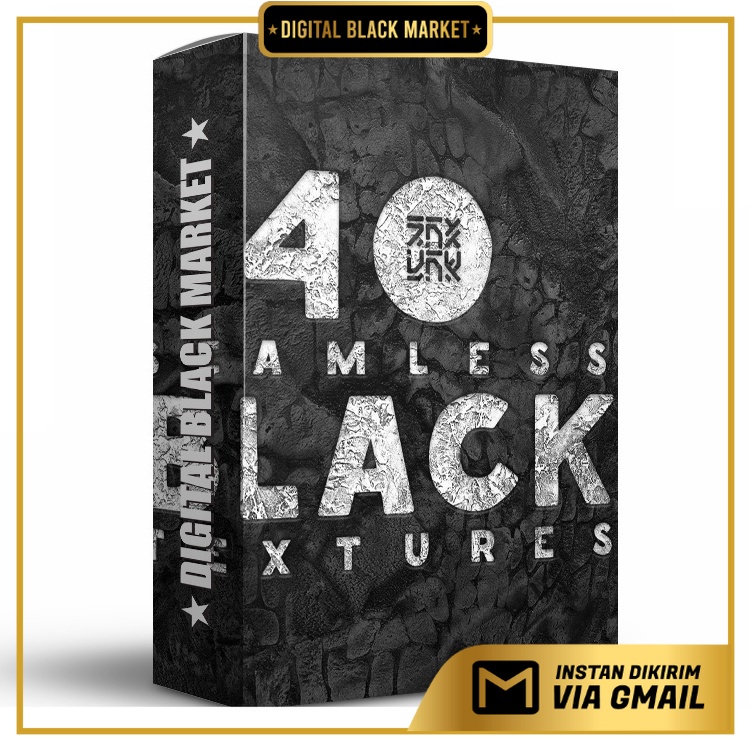 40 Seamless Black Textures - Photoshop