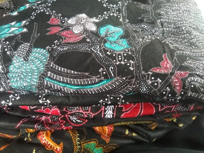 Gamis Batik Sania Ruffel Ii Gamis Batik Pekalongan