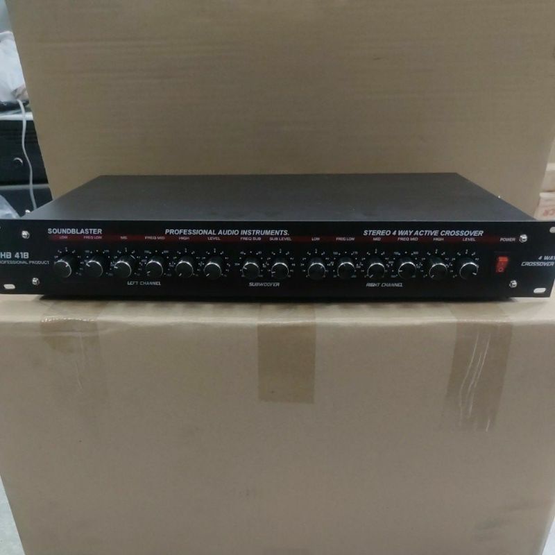 Crossover 4way active DHB 418 siap pakai / DHB418 / crossover 4 way