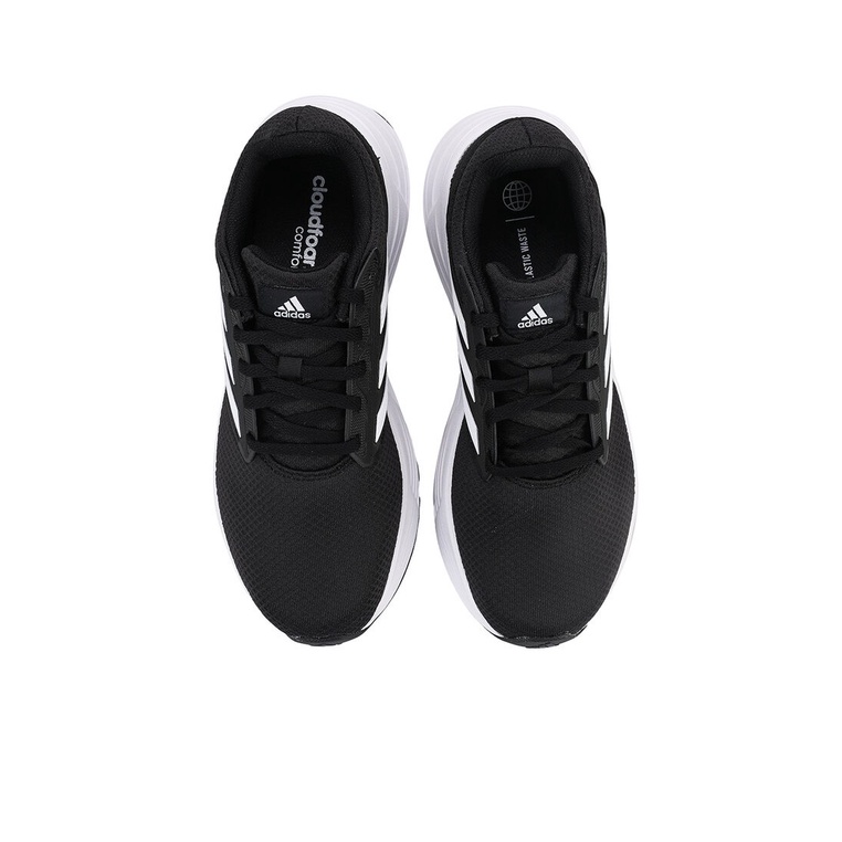 SEPATU RUNNING ADIDAS PRIA ORIGINAL SPORT GALAXY 6 BLACK ASLI 2