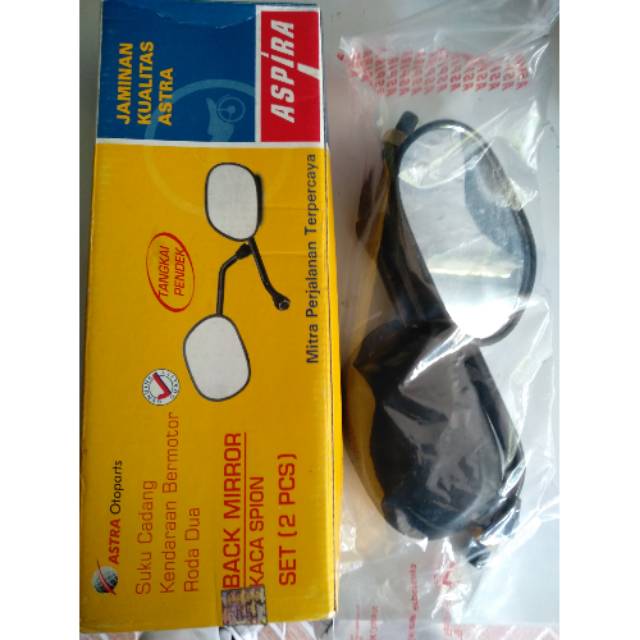 Spion oval asli aspira for all honda matic/bebek/motor 150 cc