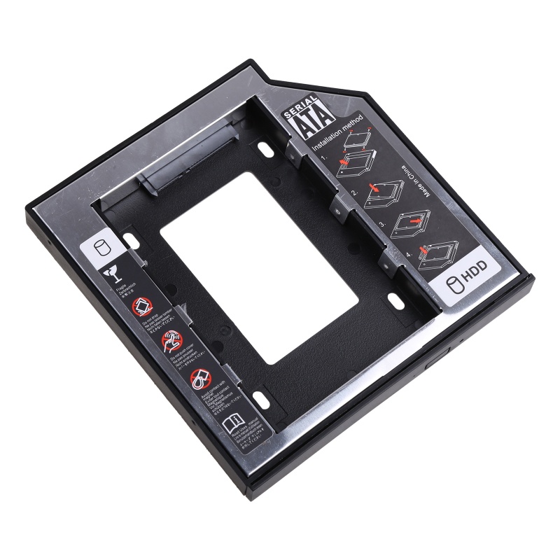 Btsg 12.7mm HDD Hardisk Metal Mounting Bracket Adapter 2.5 &quot;Drive Bay Untuk Case Hol