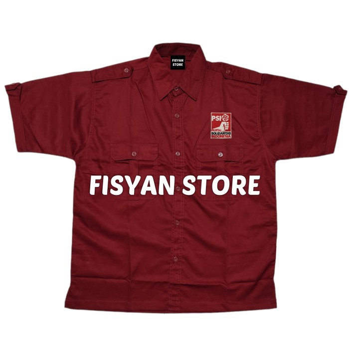 Kemeja PSI | Kemeja Lapangan Lengan Pendek