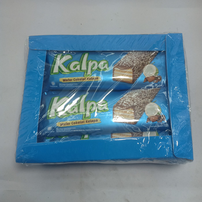 KALPA WAFER COKLAT KELAPA 1 PAK BOX DUS 12 ×28 GR