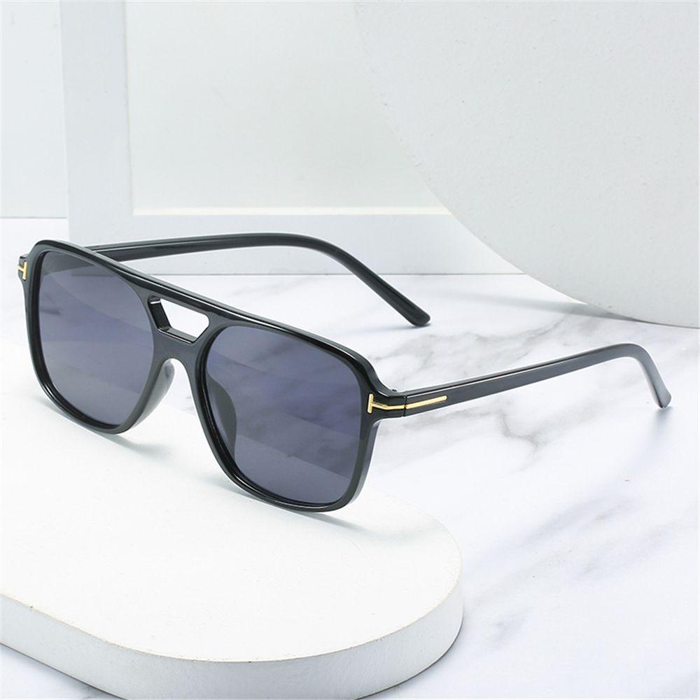 Lily Kacamata Hitam Persegi Musim Panas Warna Permen Gaya Retro UV400 Ladies Shades