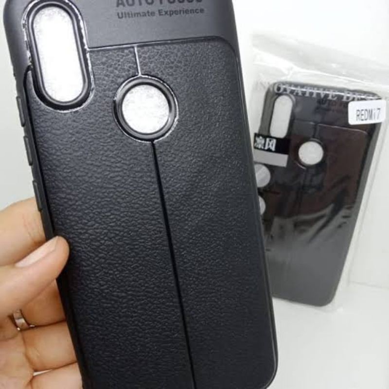 Softcase Xiaomi Redmi 7 Autofocus leather Case Ultimatte