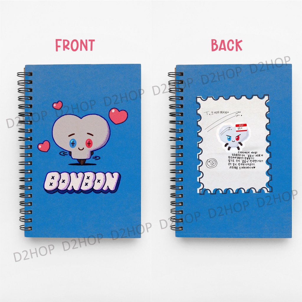 

A5 Notebook Spiral TREASURE TRUZ Characters