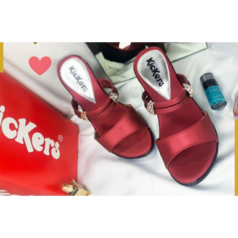 Invincible Sandal Sendal Wanita High Heels Hak Tahu 5cm Terbaru 2022