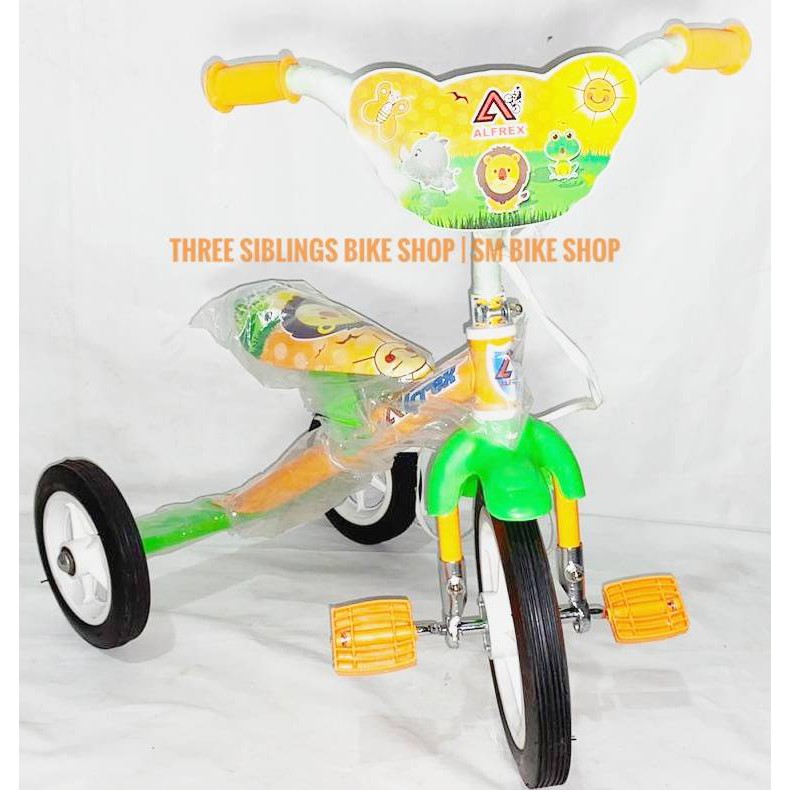 SEPEDA RODA TIGA ALFREX WARNA HIJAU ORANGE
