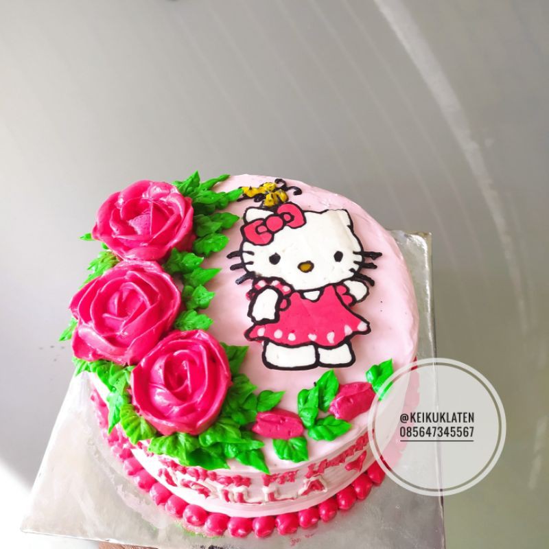 

Kue Ultah Tart Hello Kitty Doraemon Unicorn Bisa Request Karakter