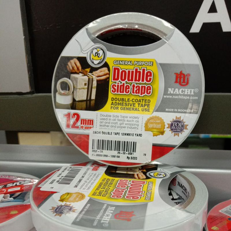 

Gramedia Bogor - Nachi Double Tape 12Mmx10 Yard
