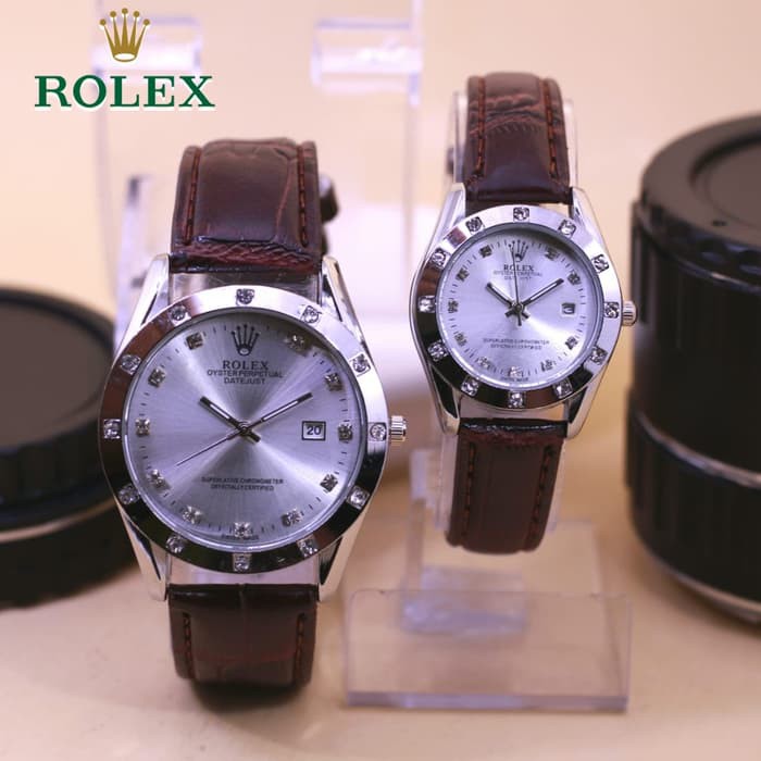 JAM TANGAN MURAH/JAM ORIGINAL/ JAM TANGAN ROLEX CP KULIT 1245
