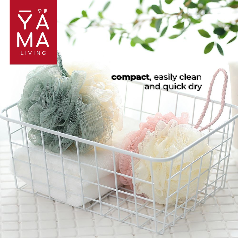 YAMA YOKU Premium Shower Puff Spons Scrubber Mandi 50 gram