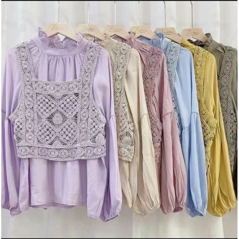 VINA IMPORT BLOUSE 2IN1